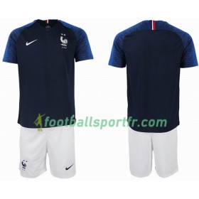 Tenue France 2 star Enfant Domicile Coupe du monde 2018 Maillot de Foot